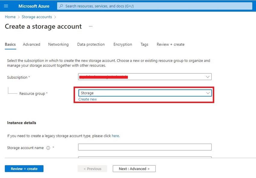 Managing Storage Accounts on Microsoft Azure
